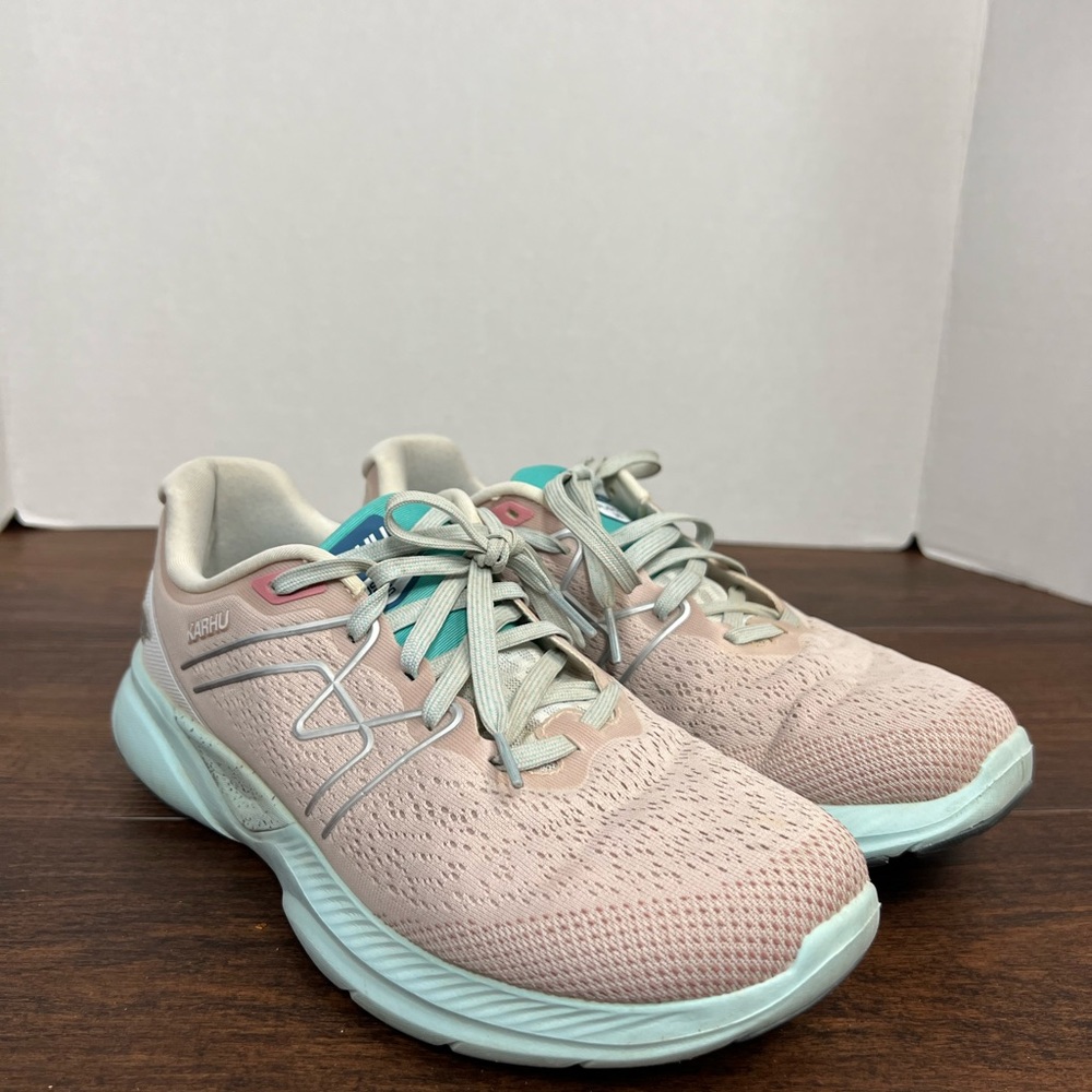 Karhu Womens Fusion Ortix 3.5 Hivo F201000 Pink Running Shoes Sneakers Size 10